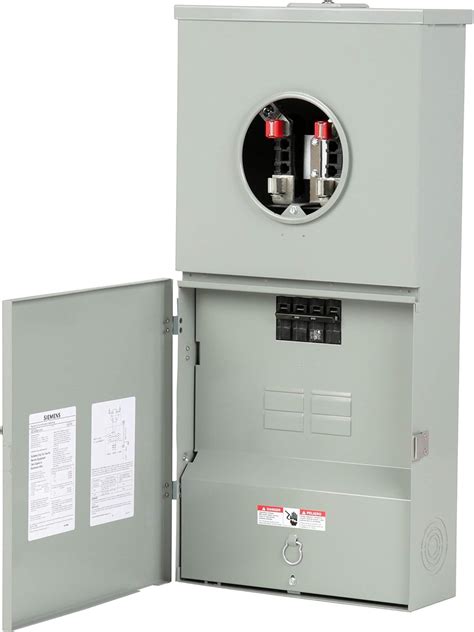 electric meter breaker box|combination meter base breaker panel.